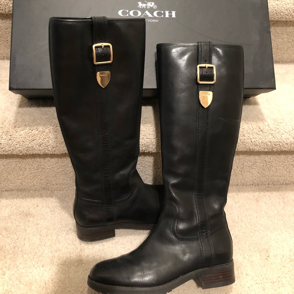 Coach Knee Boots